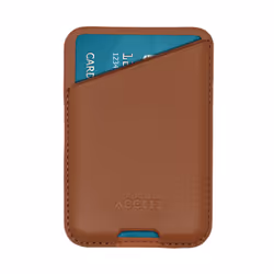 Accezz SH00075543, Support de carte, Marron, Cuir, Universel, Apple iPhone 13 Pro Max, Apple iPhone 15 Pro Max, Apple iPhone ...