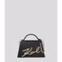 Sac Bandoulière - KARL LAGERFELD - K/SIGNATURE - Noir Doré - Cuir De Vache - Taille Moyenne