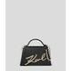 Sac Bandoulière - KARL LAGERFELD - K/SIGNATURE - Noir Doré - Cuir De Vache - Taille Moyenne