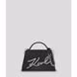 Karl Lagerfeld Bandoulière Essentials A1W30036 Noir Nickel 1Av Black-Nickel
