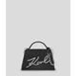 Karl Lagerfeld Bandoulière Essentials A1W30036 Noir Nickel 1Av Black-Nickel