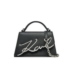 Karl Lagerfeld modèle Signature 2.0 Md Crossbody Noir