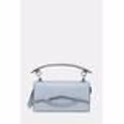 Sac Bandoulière - KARL LAGERFELD - K/Seven - Cuir Grainé - Bleu - H12 x L23 x P7 cm
