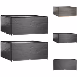 VidaXL Housses de salon de jardin 2 pcs 16 œillets 205x205x90 cm carré Les housses résistantes à l'eau et aux UV sont idéales ...