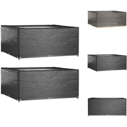 Vidaxl - Housses de salon de jardin 2 pcs 16 œillets 205x205x90 cm carré
