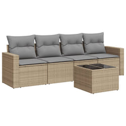 VidaXL 3251026 banc de jardin Rotin, Verre trempé