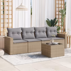 VidaXL 3251026 banc de jardin Rotin, Verre trempé