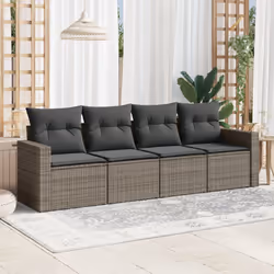 VidaXL 3251027 banc de jardin Rotin, Verre trempé