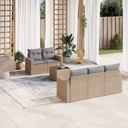 VidaXL 3251036 banc de jardin Rotin, Verre trempé