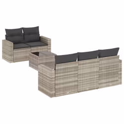 VidaXL 3251039, Gris foncé, Rotin, Verre trempé, 110 kg, Adultes et enfants, 550 mm, 550 mm