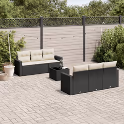 VidaXL 3251043 banc de jardin Rotin, Verre trempé