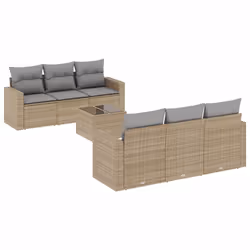 VidaXL 3251046, Gris clair, Rotin, Verre trempé, 110 kg, Adultes et enfants, 550 mm, 550 mm