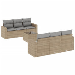 VidaXL 3251046 banc de jardin Rotin, Verre trempé