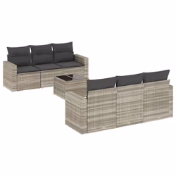 VidaXL 3251049, Gris foncé, Rotin, Verre trempé, 110 kg, Adultes et enfants, 550 mm, 550 mm