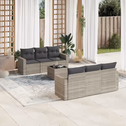 VidaXL 3251049 banc de jardin Rotin, Verre trempé