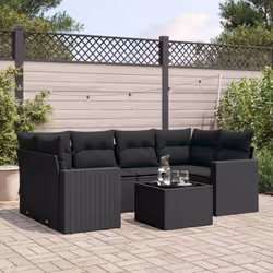 VidaXL 3251052 banc de jardin Rotin, Verre trempé