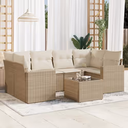 VidaXL 3251055 banc de jardin Rotin, Verre trempé