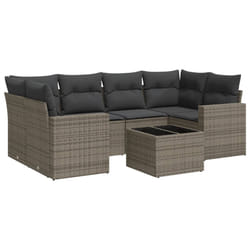 VidaXL 3251057 banc de jardin Rotin, Verre trempé