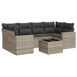 VidaXL 3251059 banc de jardin Rotin, Verre trempé