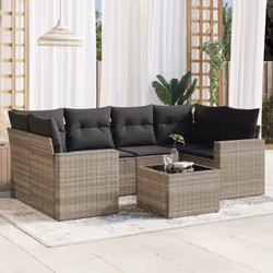 VidaXL 3251059 banc de jardin Rotin, Verre trempé