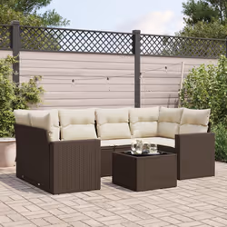 VidaXL 3251060 banc de jardin Rotin, Verre trempé