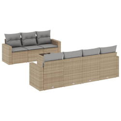 VidaXL 3251066 banc de jardin Rotin, Verre trempé