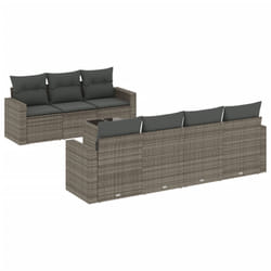 VidaXL 3251067 banc de jardin Rotin, Verre trempé