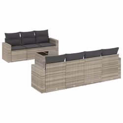 VidaXL 3251069, Gris foncé, Rotin, Verre trempé, 110 kg, Adultes et enfants, 550 mm, 550 mm