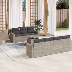 VidaXL 3251069 banc de jardin Rotin, Verre trempé