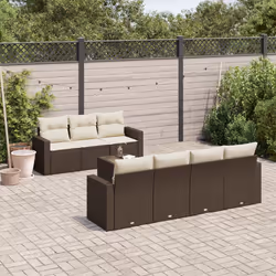 VidaXL 3251070 banc de jardin Rotin, Verre trempé