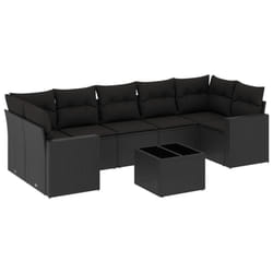 VidaXL 3251072 banc de jardin Rotin, Verre trempé