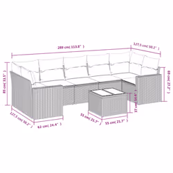 VidaXL 3251072 banc de jardin Rotin, Verre trempé