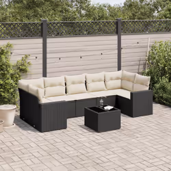 VidaXL 3251073 banc de jardin Rotin, Verre trempé