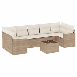 VidaXL 3251075, Crème, Rotin, Verre trempé, 110 kg, Adultes et enfants, 550 mm, 550 mm