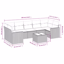 VidaXL 3251075 banc de jardin Rotin, Verre trempé