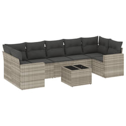 VidaXL 3251079 banc de jardin Rotin, Verre trempé