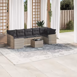 VidaXL 3251079 banc de jardin Rotin, Verre trempé