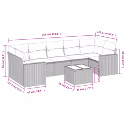 VidaXL 3251079 banc de jardin Rotin, Verre trempé