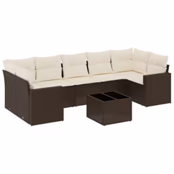 VidaXL 3251080, Crème, Rotin, Verre trempé, 110 kg, Adultes et enfants, 550 mm, 550 mm
