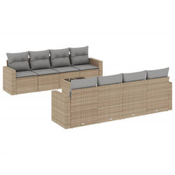 VidaXL 3251086 banc de jardin Rotin, Verre trempé