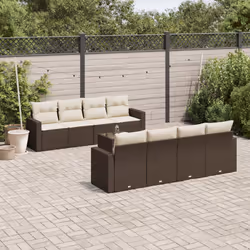 VidaXL 3251090 banc de jardin Rotin, Verre trempé