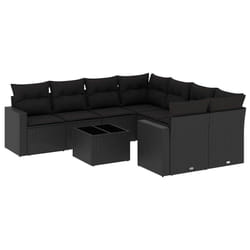 VidaXL 3251092 banc de jardin Rotin, Verre trempé