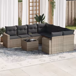 VidaXL 3251097 banc de jardin Rotin, Verre trempé