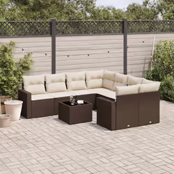 VidaXL 3251100 banc de jardin Rotin, Verre trempé