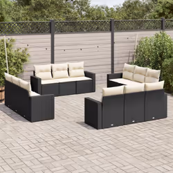 VidaXL 3251113 banc de jardin Rotin, Verre trempé