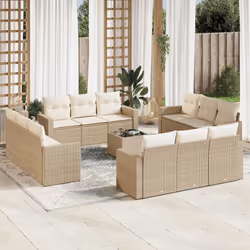 VidaXL 3251115 banc de jardin Rotin, Verre trempé