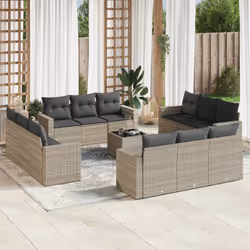 VidaXL 3251119 banc de jardin Rotin, Verre trempé