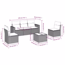 VidaXL 3251136 banc de jardin Rotin, Verre trempé