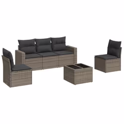 VidaXL 3251137, Gris foncé, Rotin, Verre trempé, 110 kg, Adultes et enfants, 550 mm, 550 mm