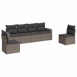 VidaXL 3251147, Gris foncé, Rotin, Acier, 110 kg, Adultes et enfants, 655 mm, 620 mm